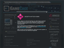 Tablet Screenshot of gamecage.no